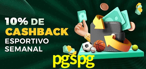 10% de bônus de cashback na pgspg
